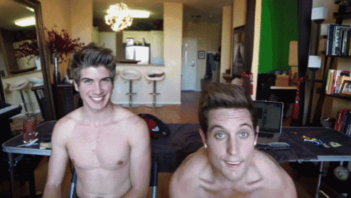 "I'M Naked" GIF
