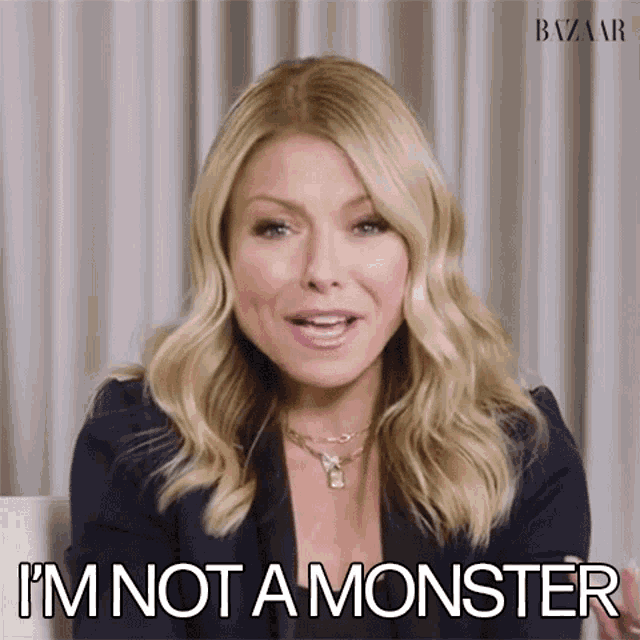 Im Not A Monster Kelly Ripa GIF