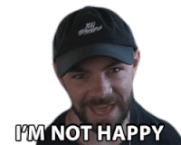 Im Not Happy Sad Sticker