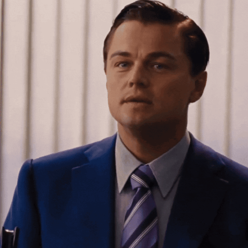 I'M Not Leaving Wolf Of Wall Street GIF. This 498 x 498 animated GIF is part of our leonardo dicaprio wolf of wall street collection. Related themes include…