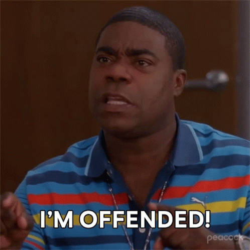 Im Offended Tracy Jordan GIF