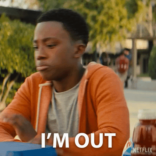 I'M Out Eddie GIF