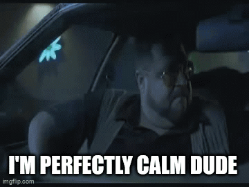 Im Perfectly Calm Dude Walter GIF