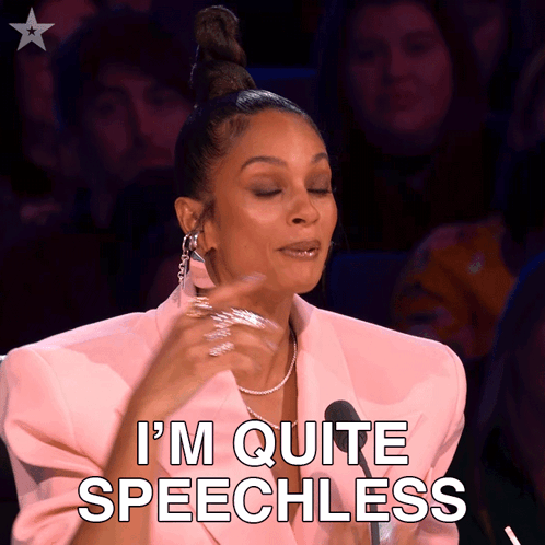 I'M Quite Speechless Actually Alesha Dixon GIF