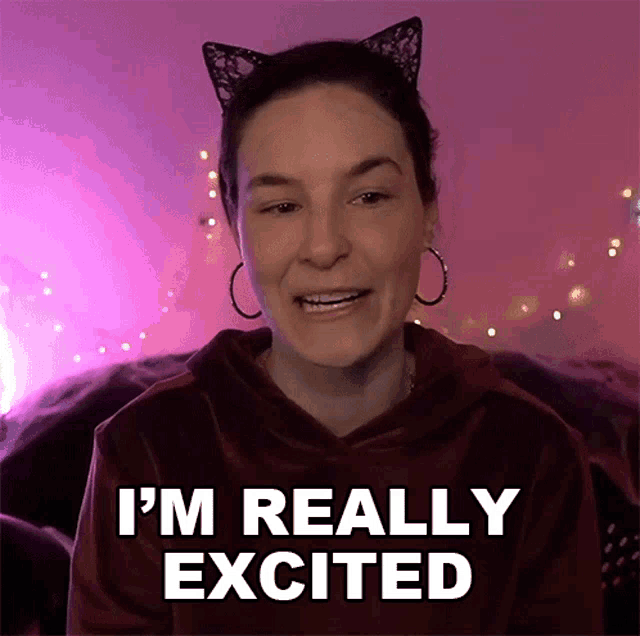 Im Really Excited Cristine Raquel Rotenberg GIF