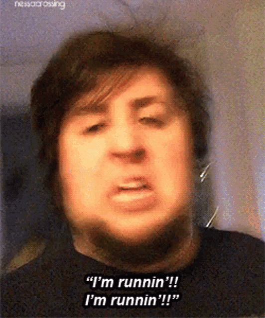 Im Runnin Hurry GIF