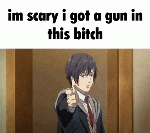 Im Scary I Got A Gun In This Bitch Kendrick GIF
