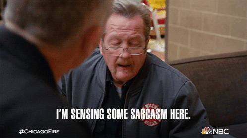 Im Sensing Some Sarcasm Here Randall Mcholland GIF