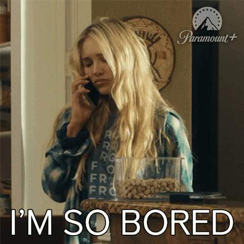 I'M So Bored Ainsley Norris GIF