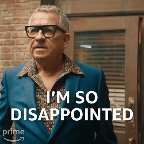 I'M So Disappointed Good Omens GIF