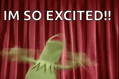 I'M So Excited Gif GIF