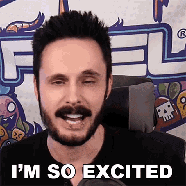 Im So Excited Liam Scott Edwards GIF