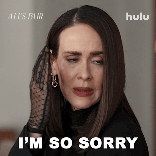 I'M So Sorry Carrington Lane GIF