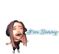 Im Sorry Mojichat Sticker