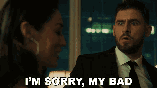 Im Sorry My Bad Connor Black GIF