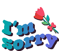 Im Sorry My Bad Sticker