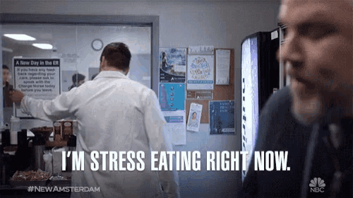 Im Stress Eating Right Now Compulsive Eater GIF