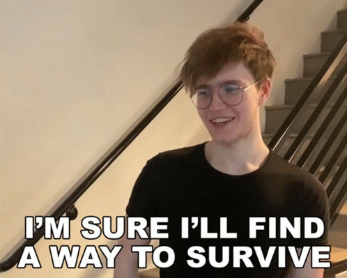 Im Sure Ill Find A Way To Survive Finn GIF. This 498 x 399 animated GIF is part of our i will survive collection. Created by counterlogicgaming. View the…