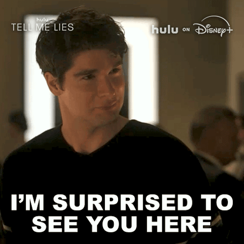 I'M Surprised To See You Here Wrigley GIF