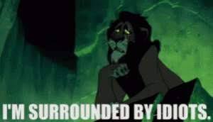 Im Surrounded By Idiots Annoyes GIF. This 300 x 172 animated GIF is part of our im surrounded by idiots collection. Created by cali7. View the original…