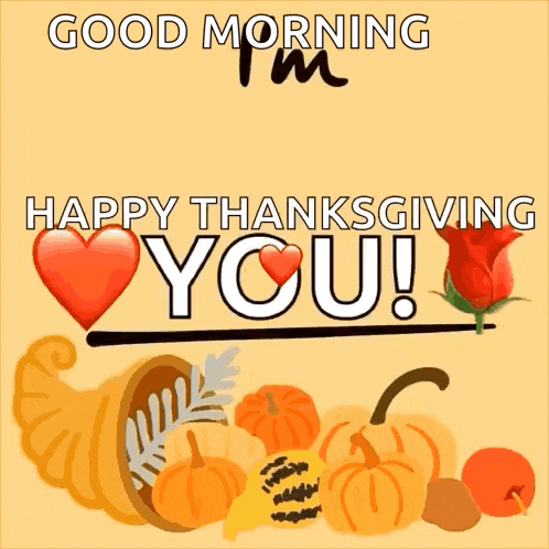 Im Thankful For Happy Thanksgiving GIF