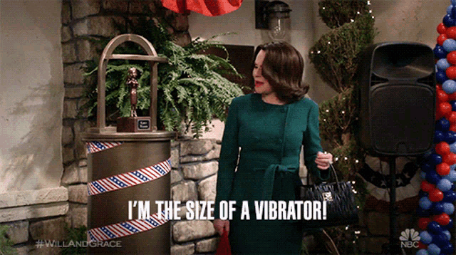 Im The Size Of A Vibrator Karen Walker GIF
