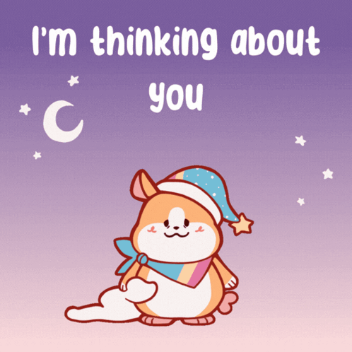 Im-thinking-about-you I'M-thinking-about-you GIF. This 498 x 498 animated GIF is part of our ich denk an dich collection. Related themes include i love you…