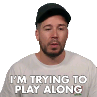 Im Trying To Play Along Vinny Guadagnino Sticker