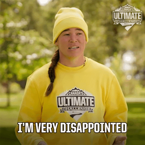 I'M Very Disappointed Kelly Babstock GIF