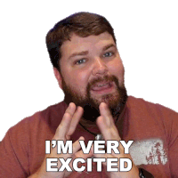 Im Very Excited Brian Hull Sticker