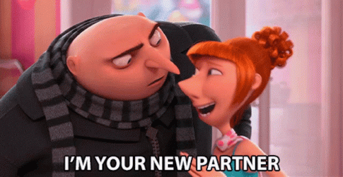 Im Your New Partner Yaaay GIF. This 498 x 258 animated GIF is part of our lucie wilde collection. Related themes include excited, gru, happy. Created by…