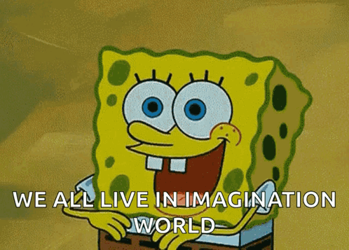 Imagination Spongebob GIF
