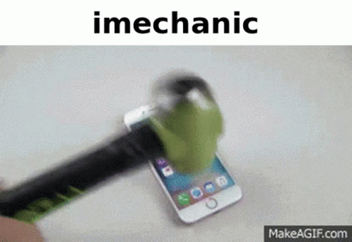 Imechanic Break Phone GIF