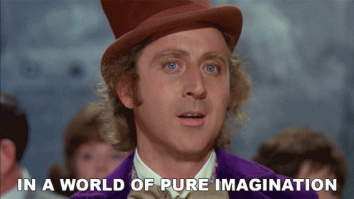 In A World Of Pure Imagination Willy Wonka And The Chocolate Factory GIF