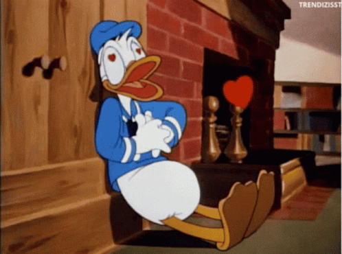 In Love Donald Duck GIF