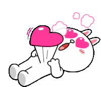 In Love Heart Beating Sticker