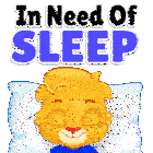 In Need Of Sleep I Need Sleep Sticker
