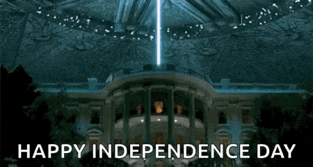 Independence Day White House GIF