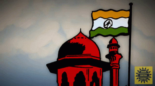 Indian Flag Amar Chitra Katha GIF