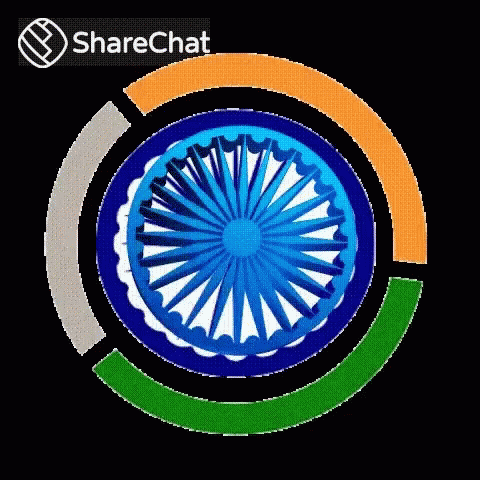 Indian Flag Transforming GIF. This 480 x 480 animated GIF is part of our tiranga logo collection. Related themes include indian flag. Created by ShareChat…