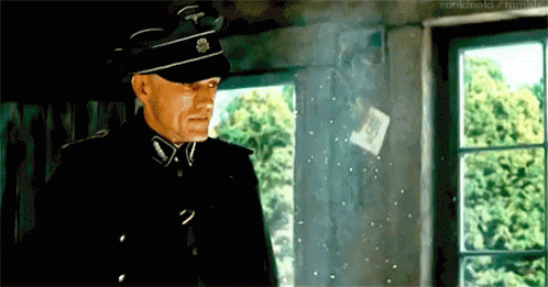 Inglorious Bastards Basterds GIF. This 498 x 261 animated GIF is part of our hans landa collection. Related themes include quiet, shh. View the original…