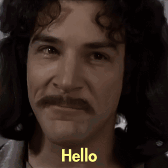 Inigo Montoya You Killed My Father Luke I Am Your Father Buzz Noo Darth Vader GIF. This 340 x 340 animated GIF is part of our luke skywalking on these…