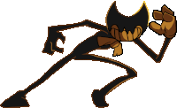 Ink Demon Dancing Sticker