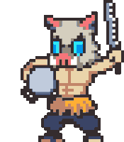 Inosuke Demon Slayer Sticker
