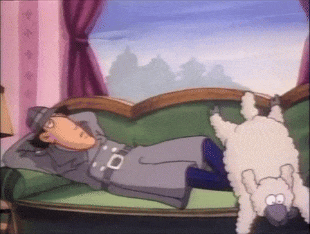 Inspector Gadget Sleep GIF