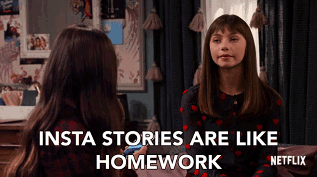 Insta Stories Are Like Homework Instagram GIF
