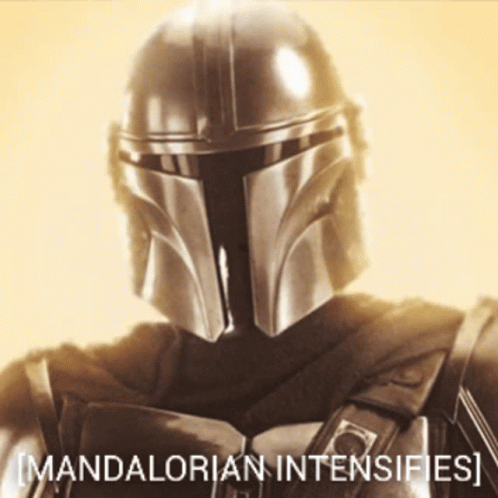 Intensifies Mando GIF. This 498 x 498 animated GIF is part of our mandalorian this is the way collection. Related themes include star. Created by Killum85…