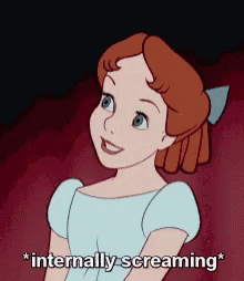 Internally Screaming Wendy GIF