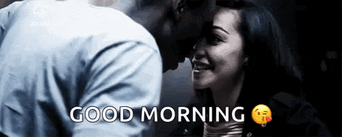 Interracial Couple Making Out GIF