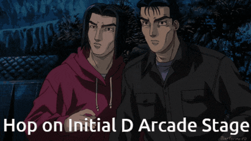 Intiial D Arcade Stage Hop On GIF